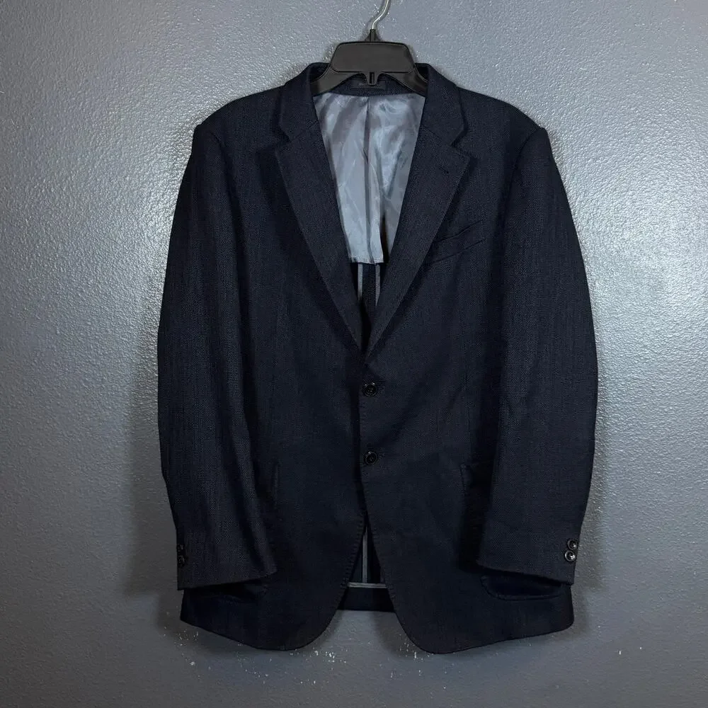 Armani Collezioni 40us men’s blue blazer 2 dots suit jacket
